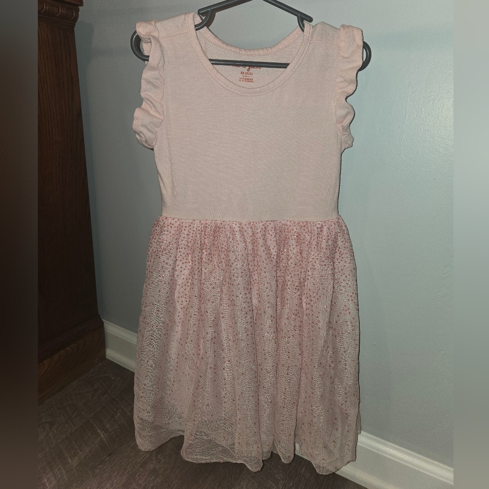 Cat & Jack Light Pink Glitter Dress